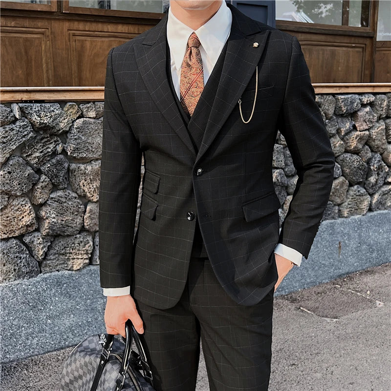 Classic Plaid Suit