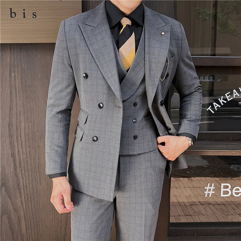 Classic Plaid Suit