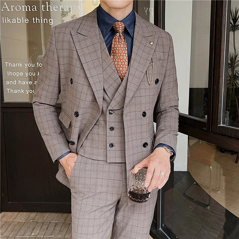 Classic Plaid Suit