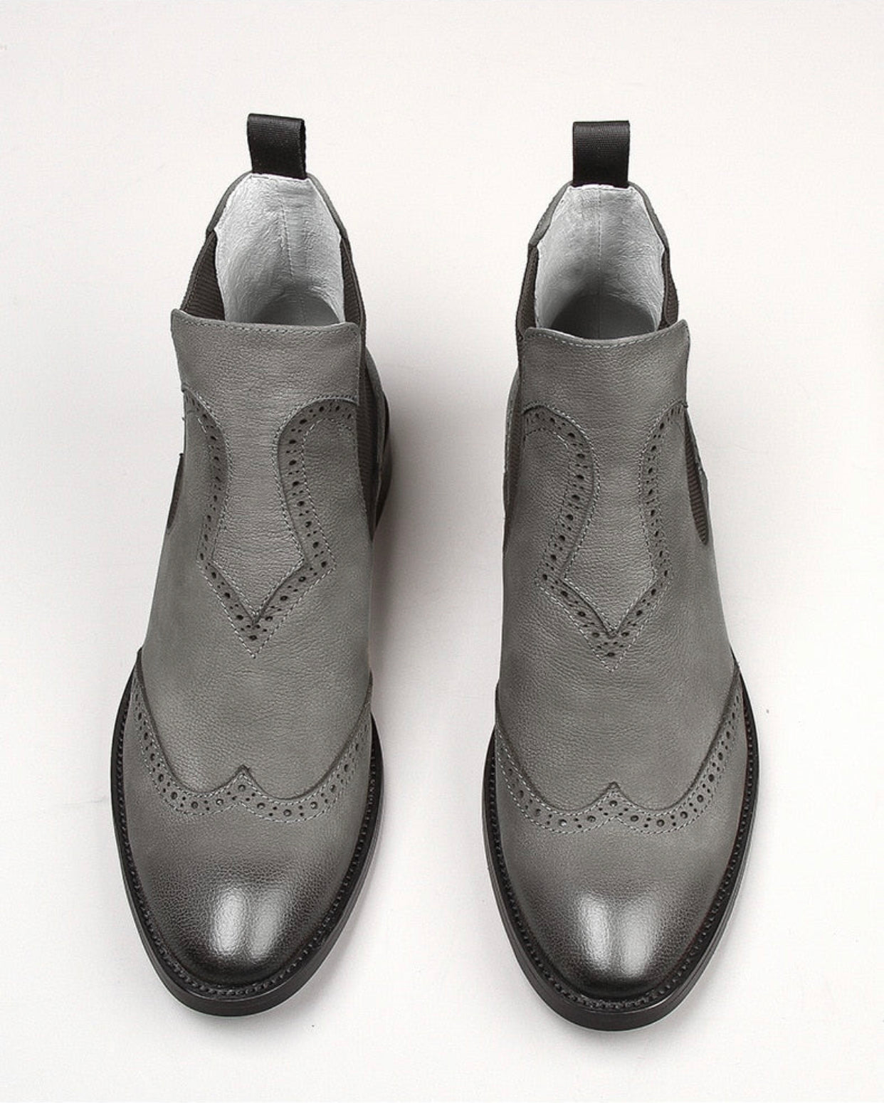 Handmade Vintage Leather Classic Chelsea Booties