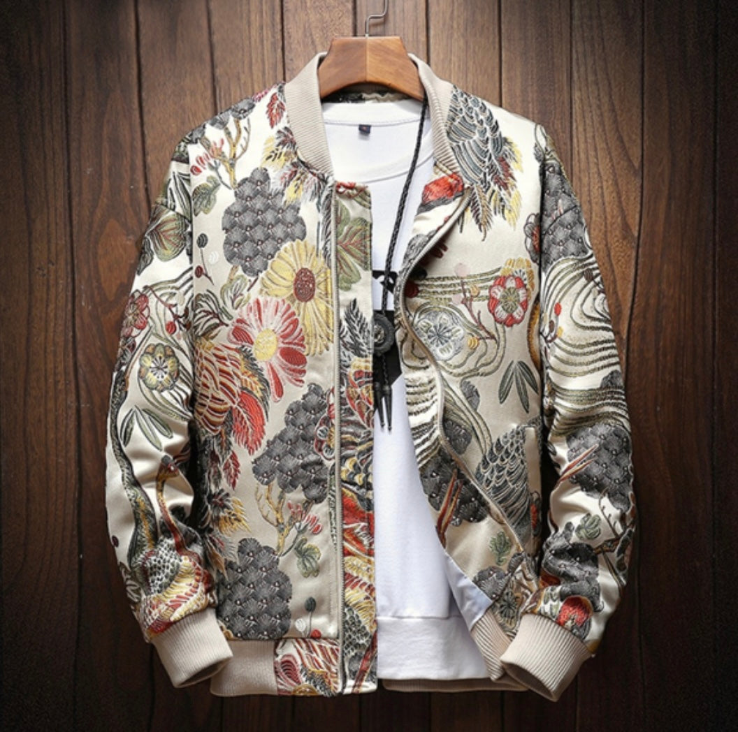 Embroidery Men Jacket | Autumn Winter Men Jacket | TOXYNO