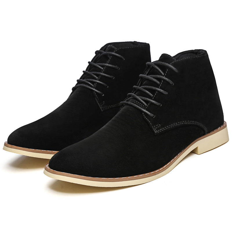 Suede Leather Ankle Boots