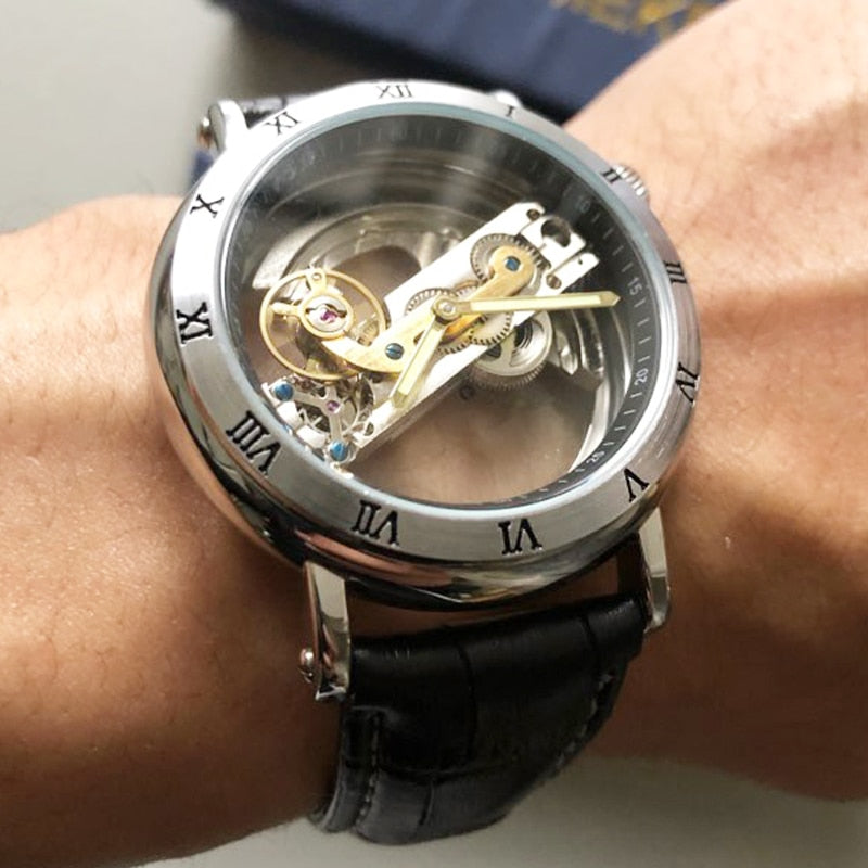 Skeleton Automatic Wrist Watch