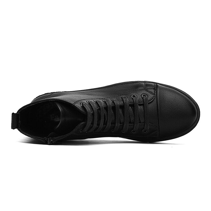 Lexy Leather Ankle Sneakers