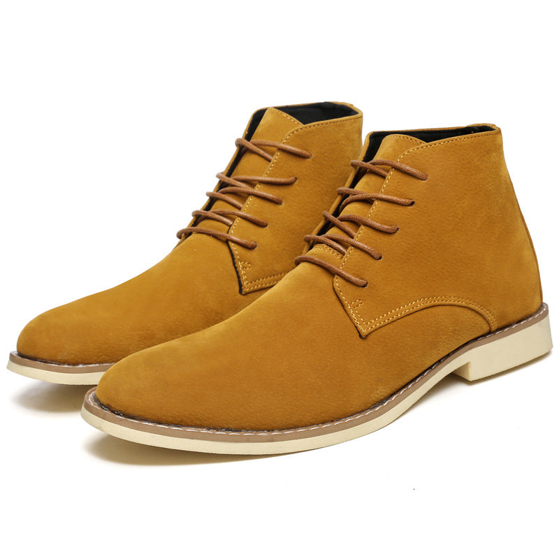 Suede Leather Ankle Boots