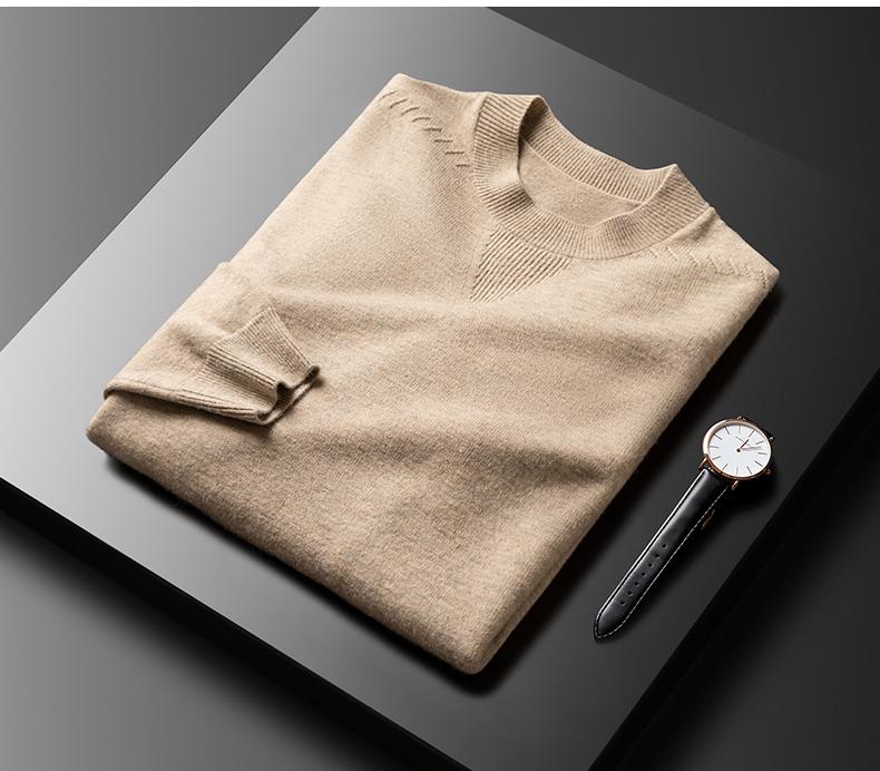 Toxyno Round Collar Casual Sweaters