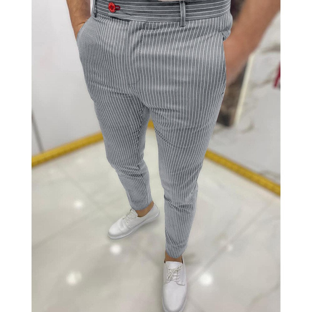 Striped Casual Pants