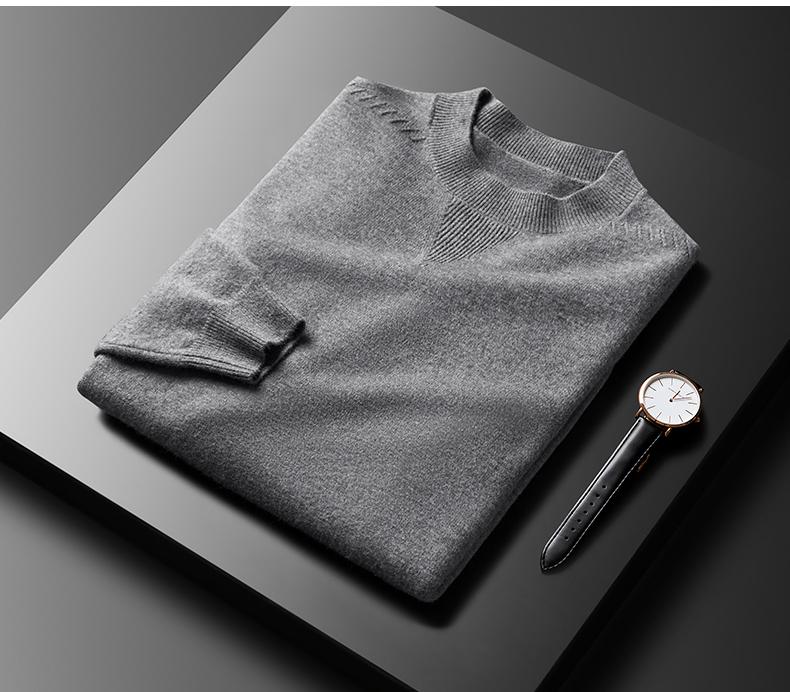 Toxyno Round Collar Casual Sweaters