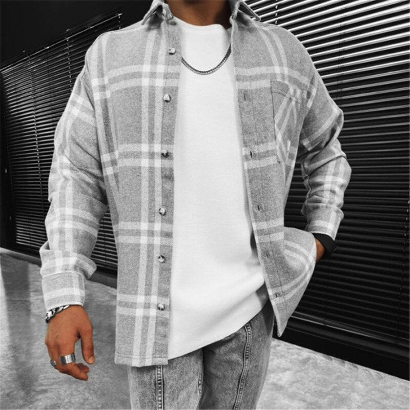 Fall Lapel Thick Shirt