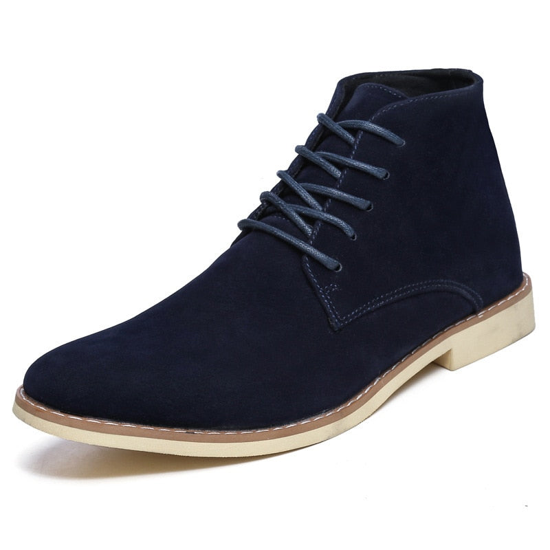 Suede Leather Ankle Boots
