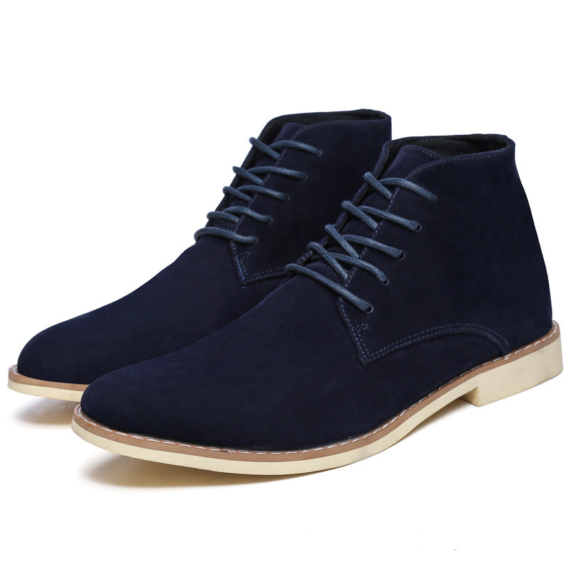 Suede Leather Ankle Boots