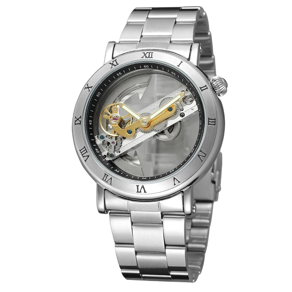 Skeleton Automatic Wrist Watch
