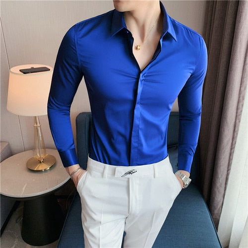 Stretch Formal Dress Shirts