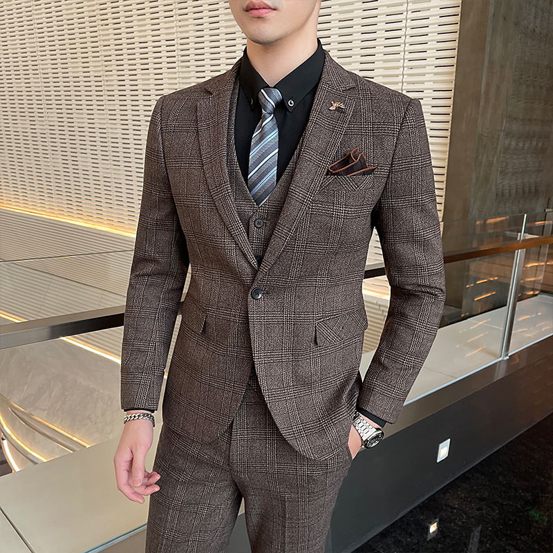Gentlemen Casual Formal Three-piece Suits