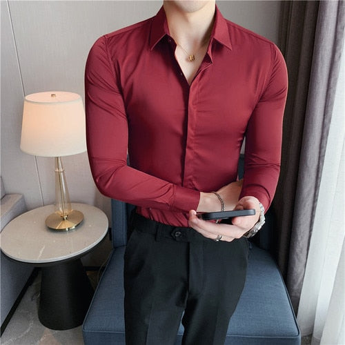 Stretch Formal Dress Shirts