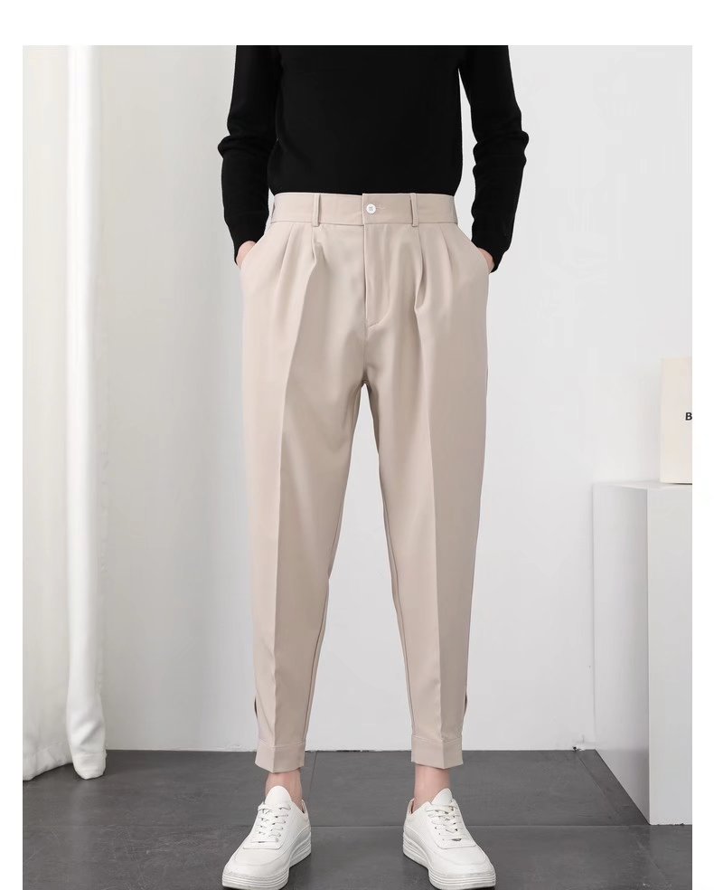 Fashion Korean Style Pleated Pants