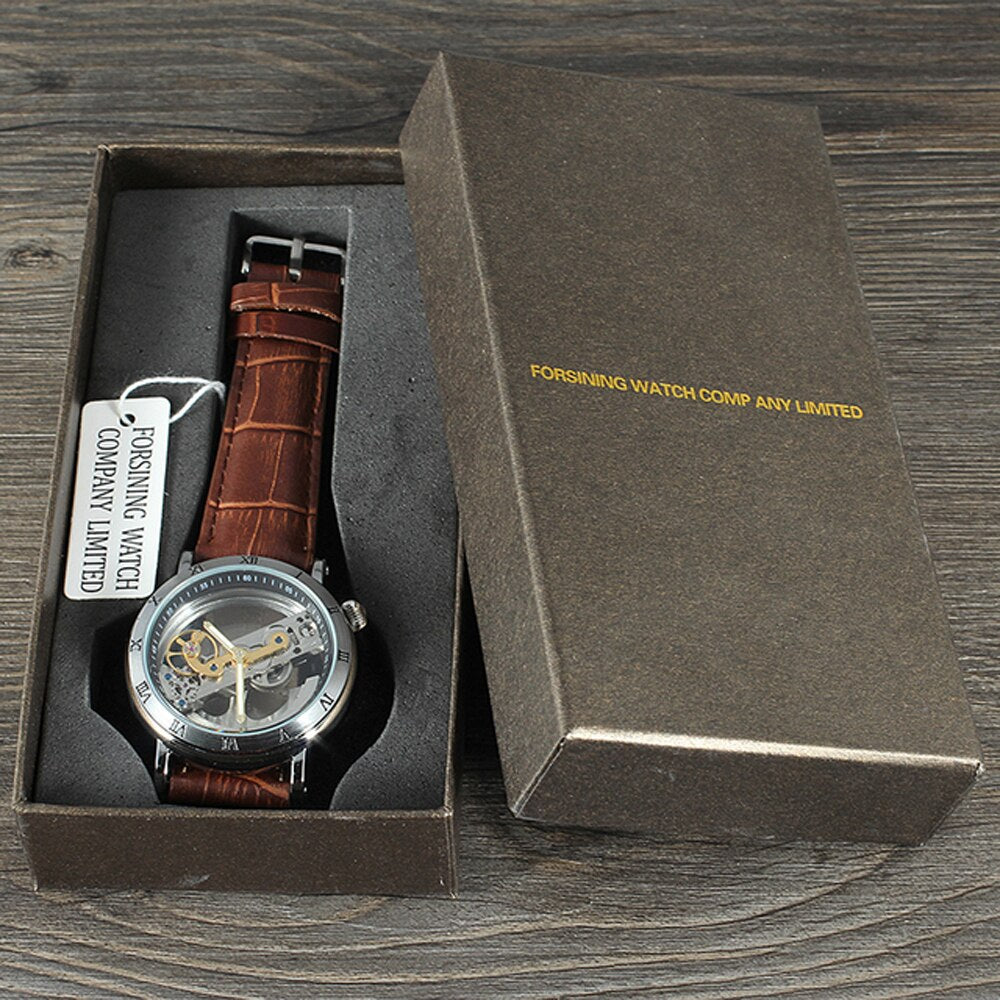 Skeleton Automatic Wrist Watch