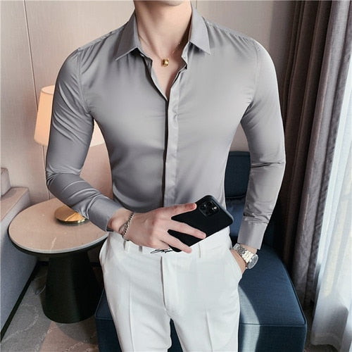 Stretch Formal Dress Shirts