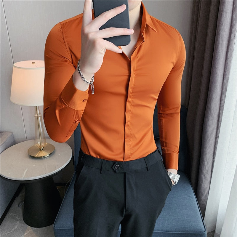 Stretch Formal Dress Shirts