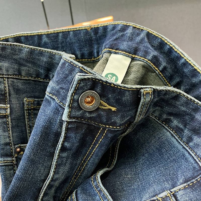 Motorbike Biker Denim Jeans