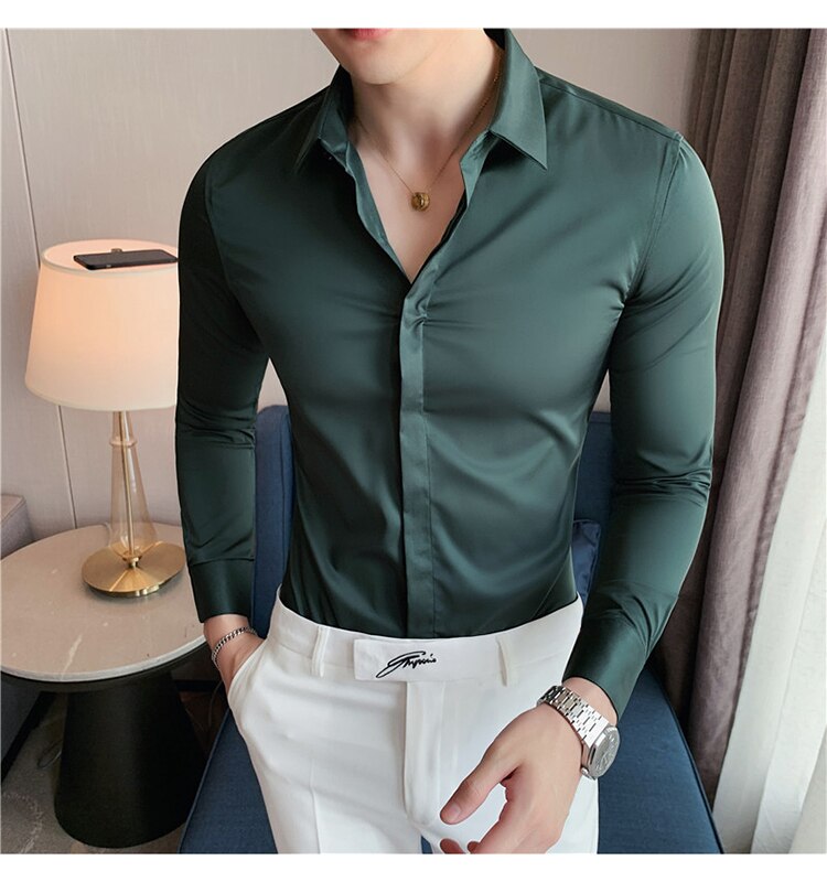 Stretch Formal Dress Shirts