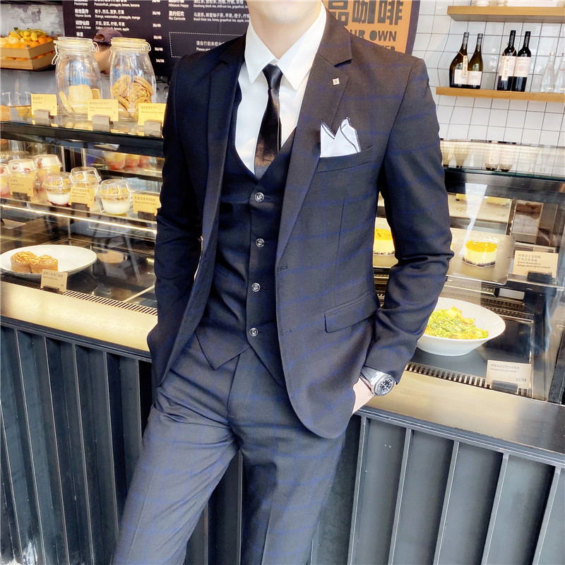 Gentlemen Casual Formal Three-piece Suits