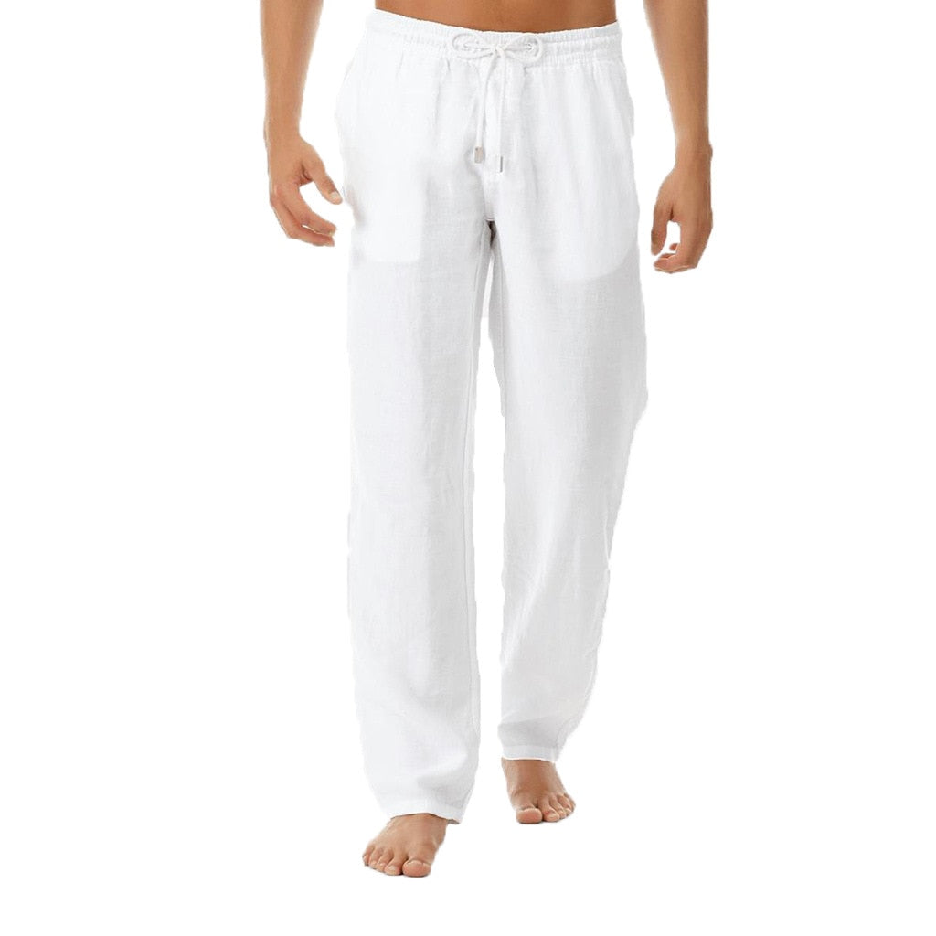 Toxyno Clothing Linen Pants