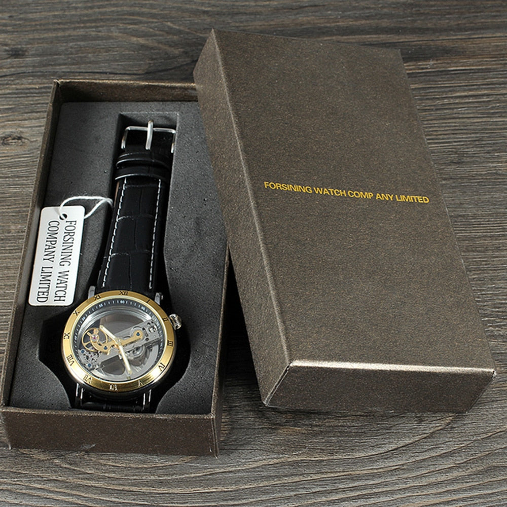 Skeleton Automatic Wrist Watch