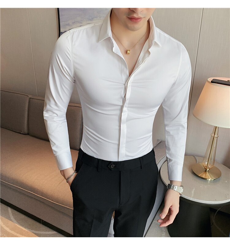 Stretch Formal Dress Shirts