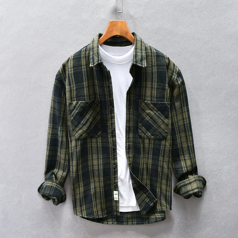 Toxyno Clothing Cargo Plaid Shirt