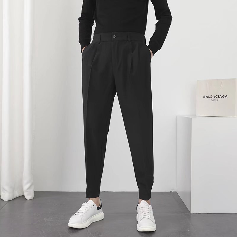 Fashion Korean Style Pleated Pants