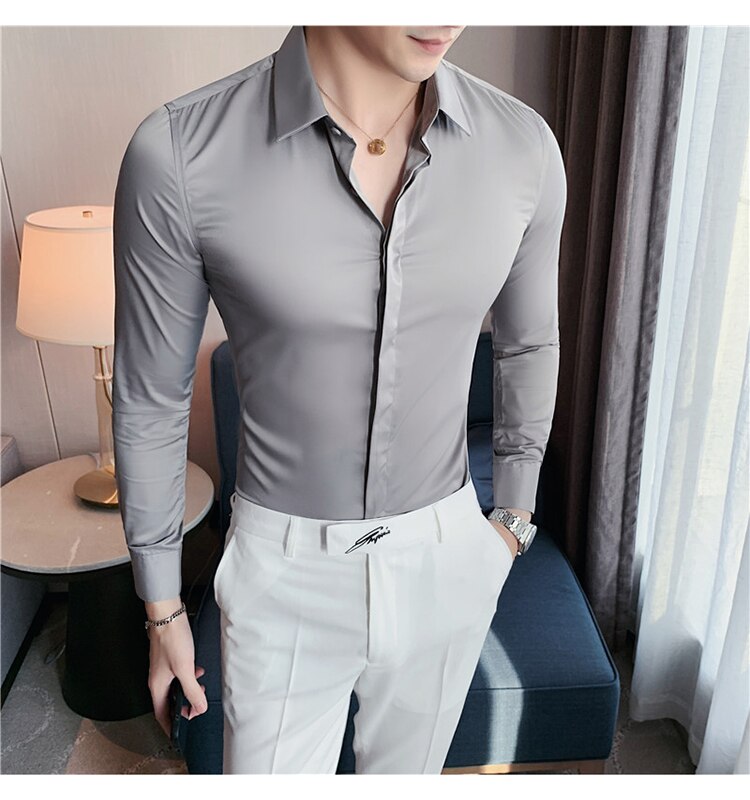 Stretch Formal Dress Shirts