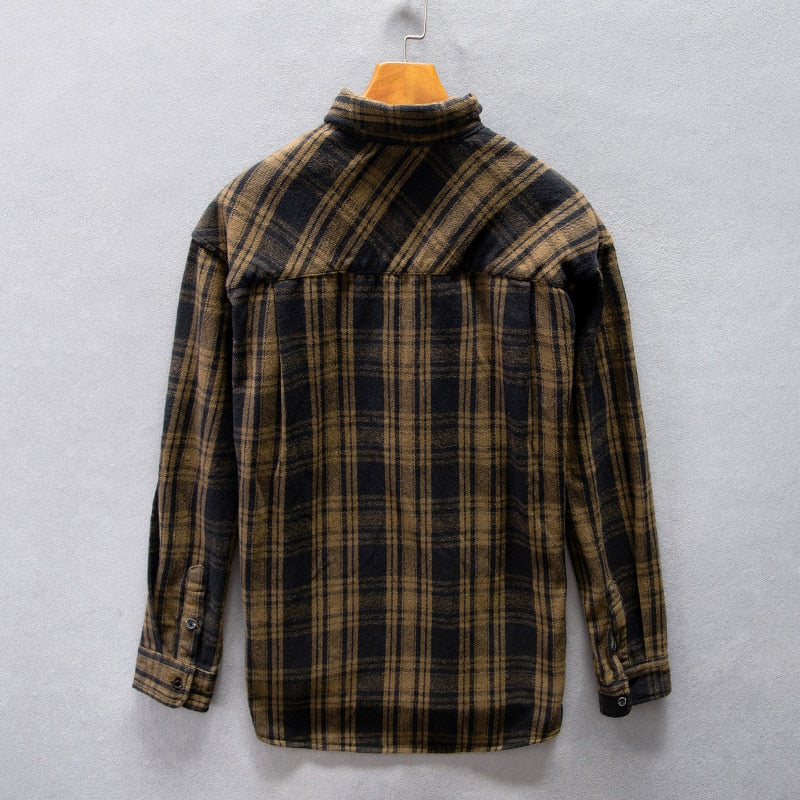 Toxyno Clothing Cargo Plaid Shirt