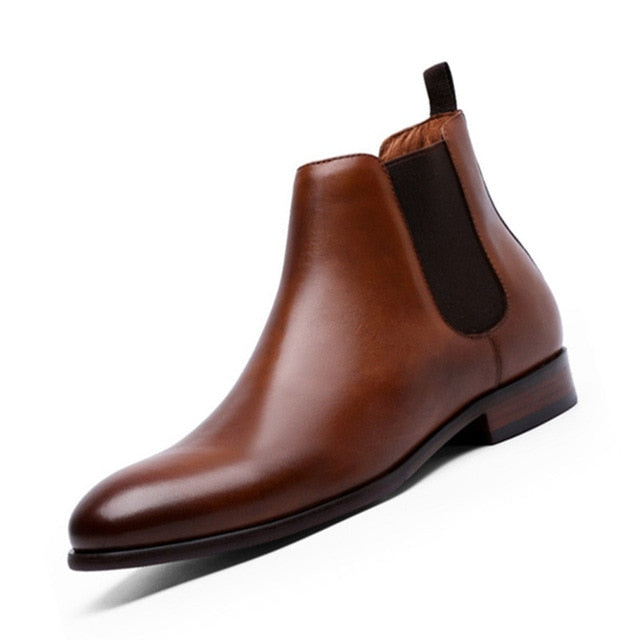 Men Ankle Boots Fashion Casual High Shoes Chelsea Boots