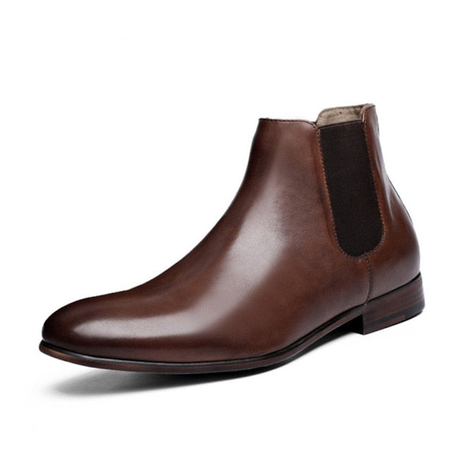 Men Ankle Boots Fashion Casual High Shoes Chelsea Boots