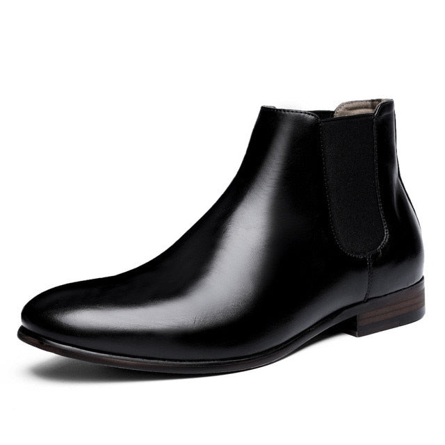 Men Ankle Boots Fashion Casual High Shoes Chelsea Boots