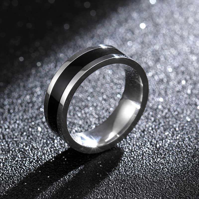 Black Stripe Rings | TOXYNO
