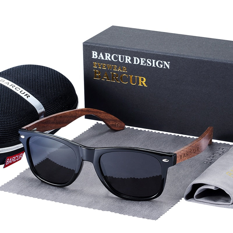 Walnut Wood Polarized Sunglasses