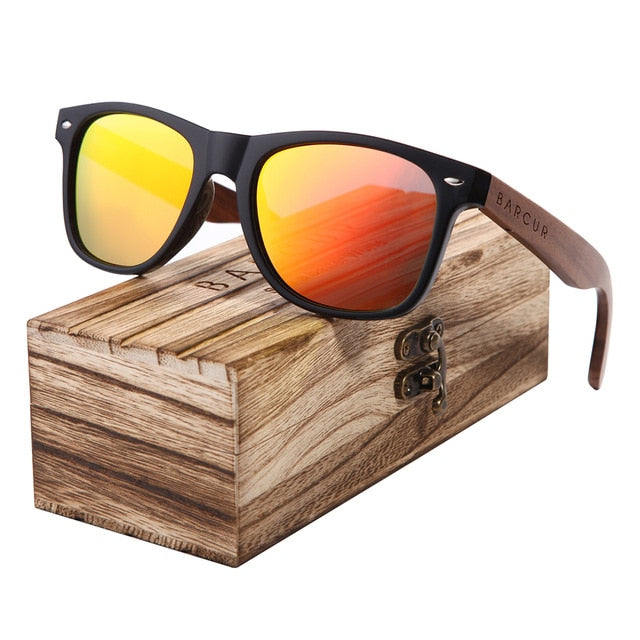Walnut Wood Polarized Sunglasses