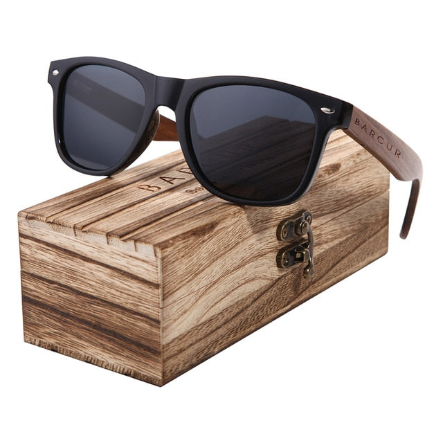 Walnut Wood Polarized Sunglasses