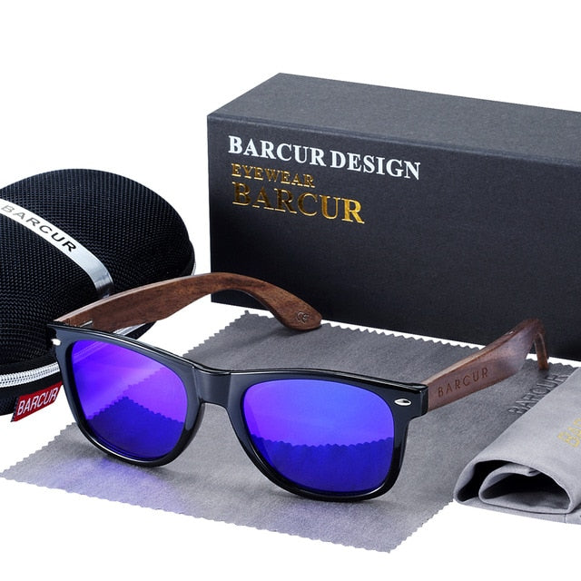 Walnut Wood Polarized Sunglasses