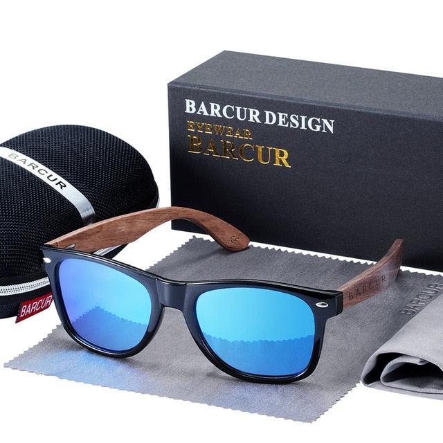 Walnut Wood Polarized Sunglasses