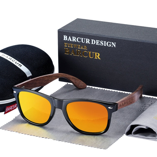 Walnut Wood Polarized Sunglasses