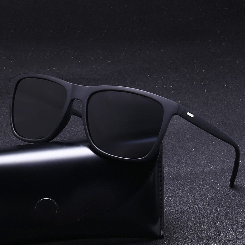 Sunglasses Men Polarized Oversized Mirror Sun Glasses