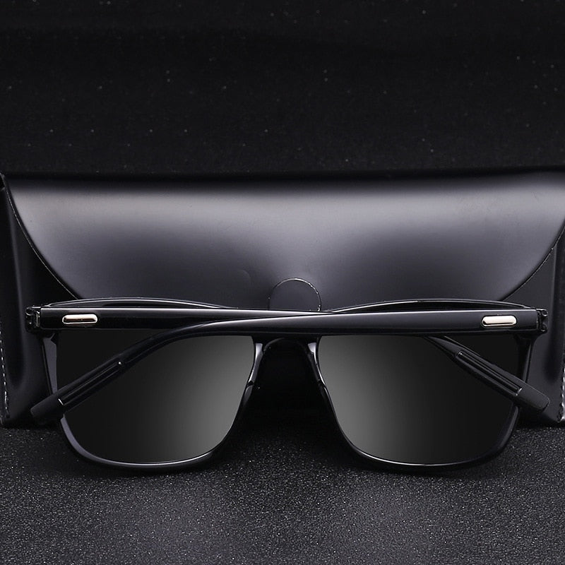 Sunglasses Men Polarized Oversized Mirror Sun Glasses