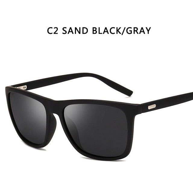 Sunglasses Men Polarized Oversized Mirror Sun Glasses