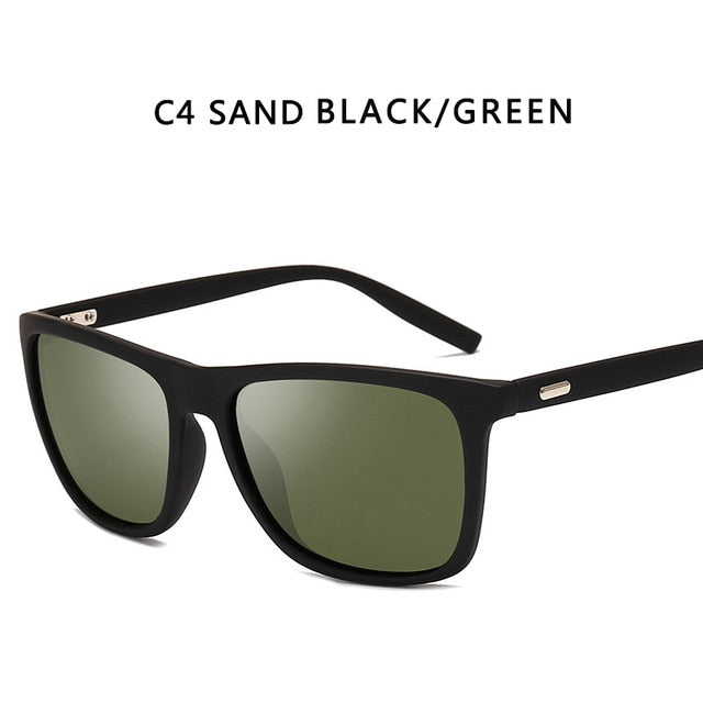 Sunglasses Men Polarized Oversized Mirror Sun Glasses