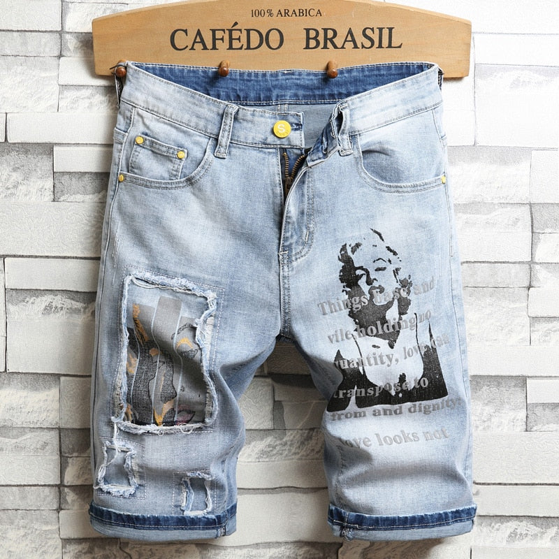 Fashion Comfortable Denim Slim Jeans Shorts