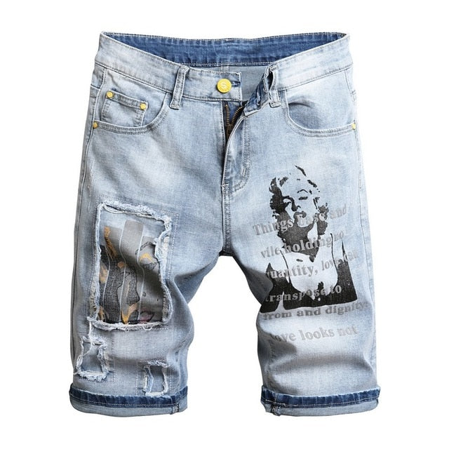 Fashion Comfortable Denim Slim Jeans Shorts