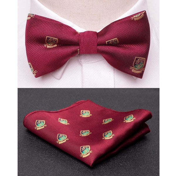Men Bowtie Cravat Set